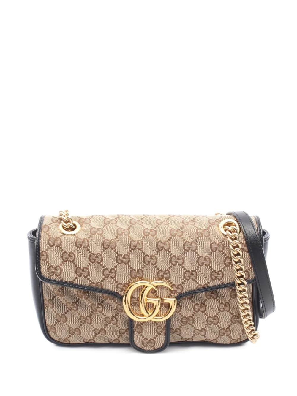 Gucci Pre-Owned 2010s small GG Marmont quilted shoulder bag - Toni neutri