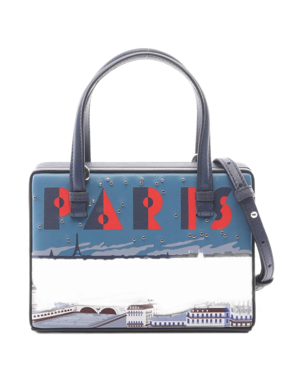 Loewe Pre-Owned 2010s small Postal Paris tote bag - Blau