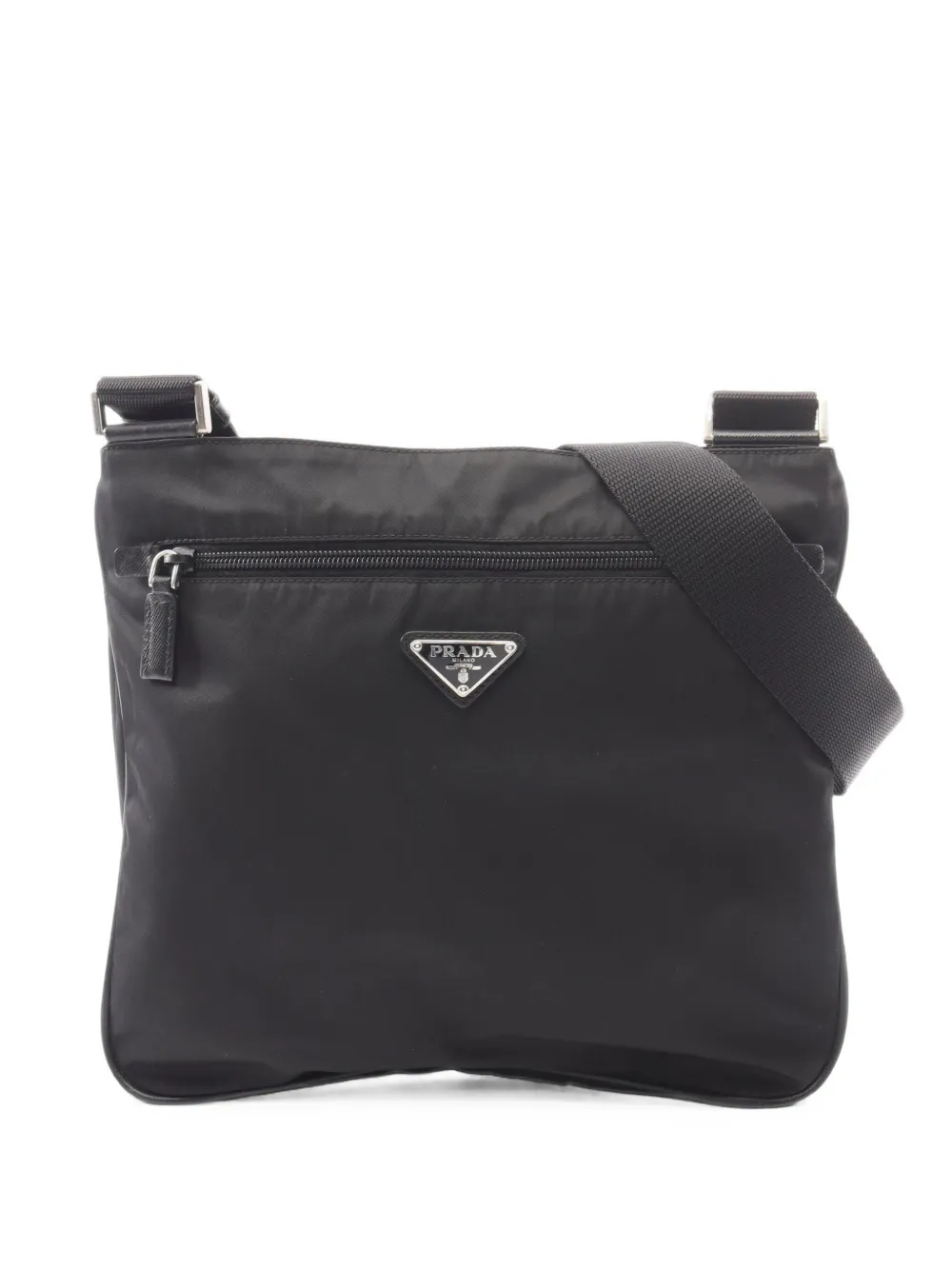 Prada Pre-Owned Borsa a tracolla in tessuto Saffiano anni 2000 - Nero