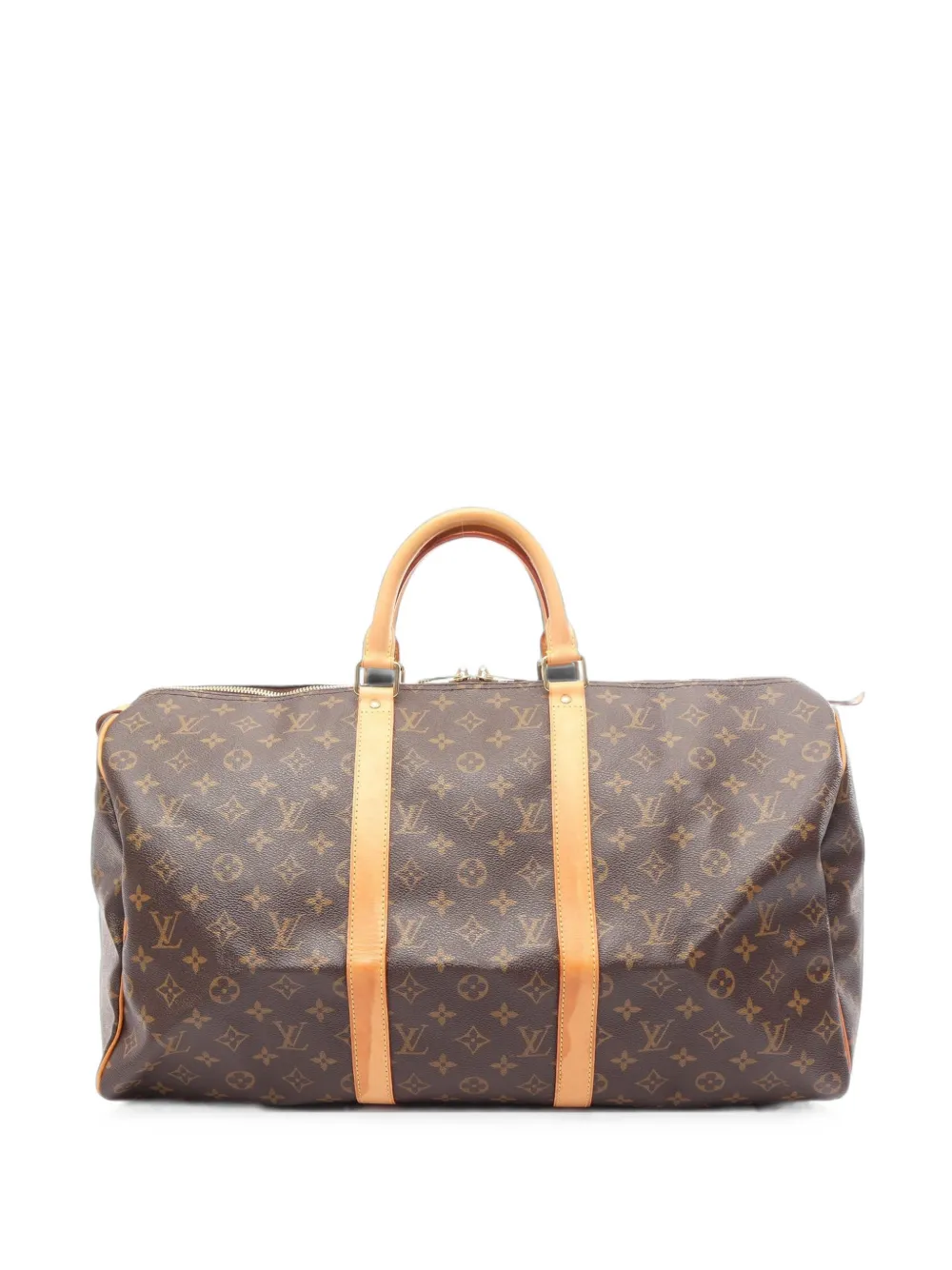 Louis Vuitton Pre-Owned 2007 50 Monogram Keepall Boston bag - Braun