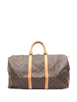 Louis Vuitton Pre-Owned 1990 モノグラム キーポル 50 ボストンバッグ