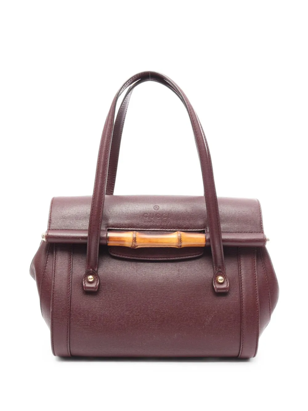 Gucci Pre-Owned 2000s Bamboo shoulder bag - Rosso