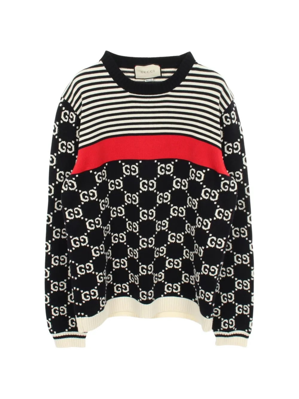 Gucci Pre-Owned 2010s GG jacquard sweater - Blu