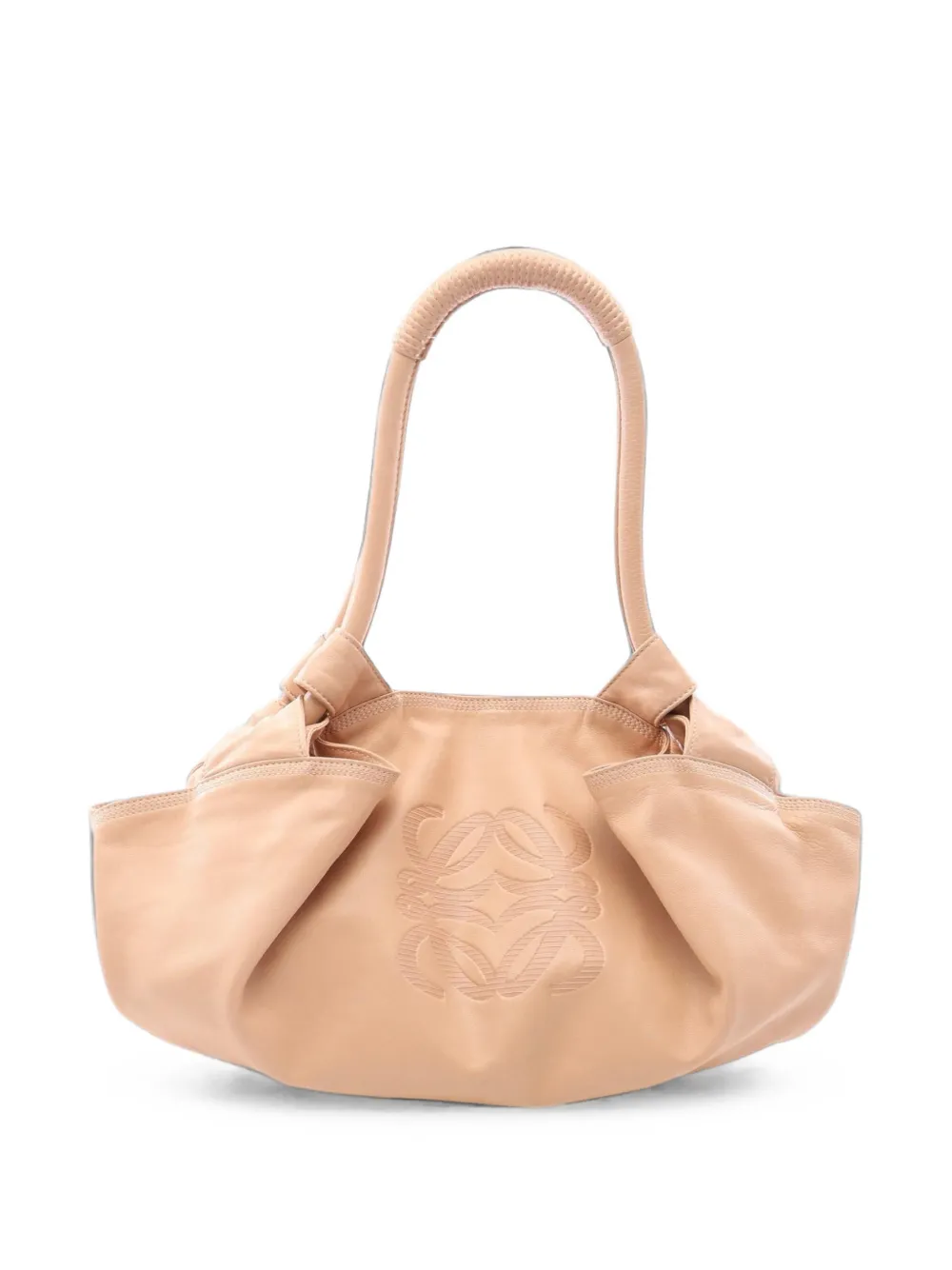 Loewe Pre-Owned 2000s Anagram Nappa Aire shoulder bag - Nude