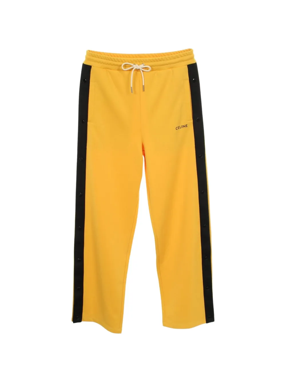 Celine Pre-Owned 2020s side-button track pants - Giallo