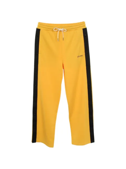 Celine Pre-Owned 2020s side-button track pants