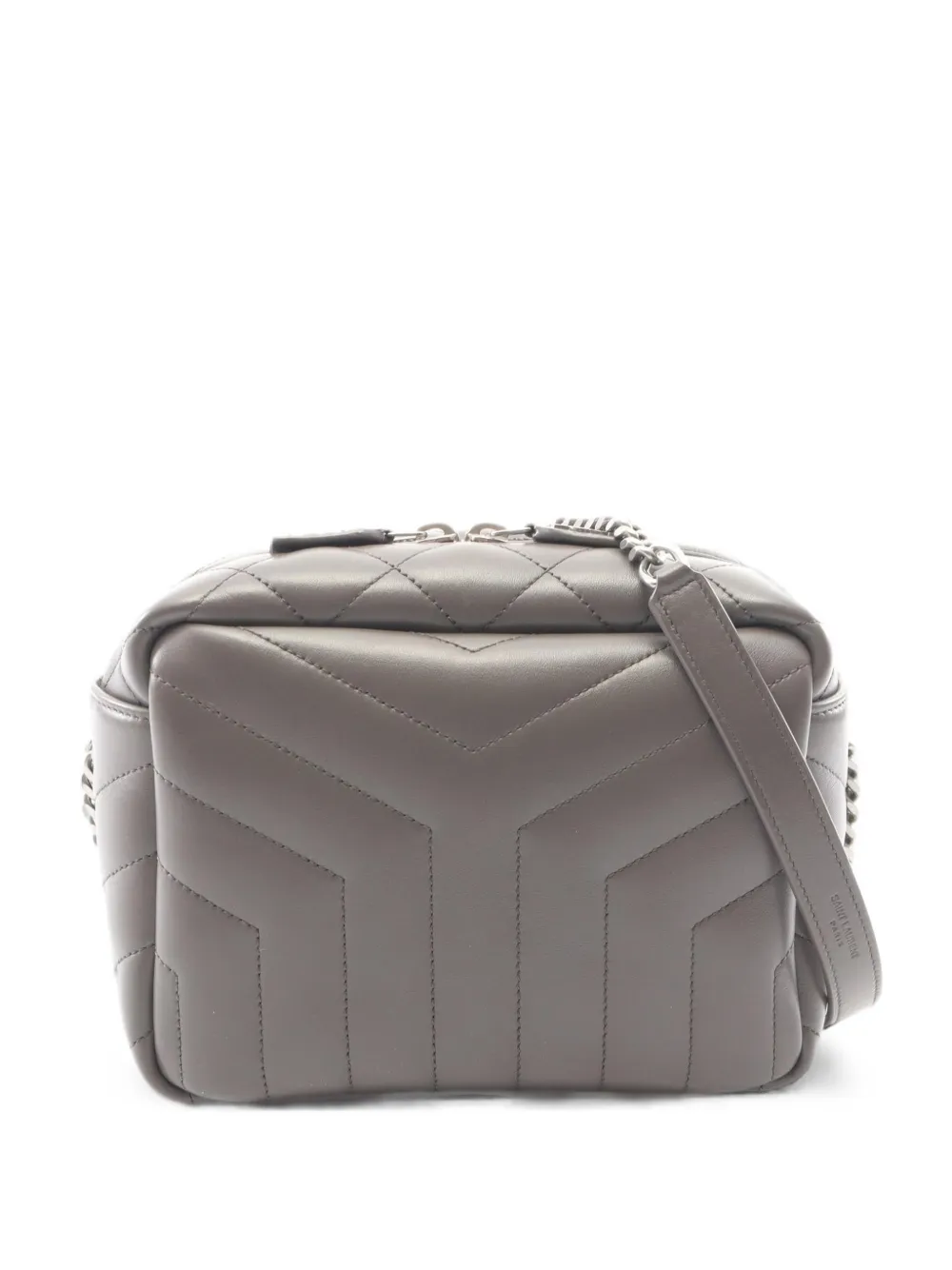 Saint Laurent Pre-Owned 2010s small Loulou quilted cross body bag - Grau