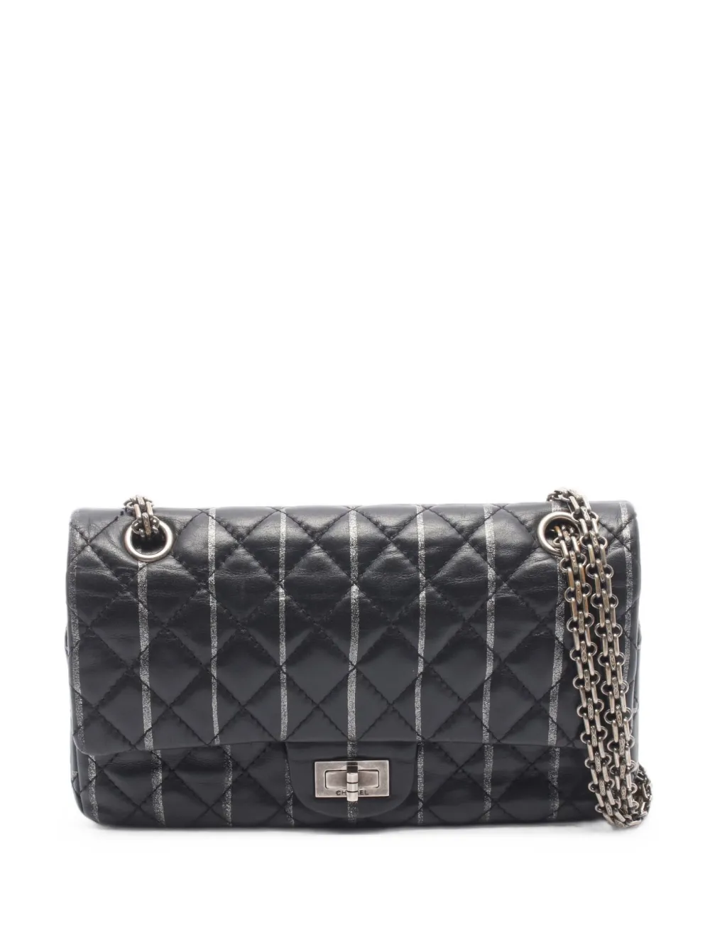 CHANEL Pre-Owned 2019 2.55 Reissue cross body bag - Nero