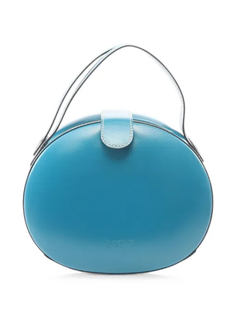 Loewe Pre-Owned 2000s round debossed-logo mini handbag