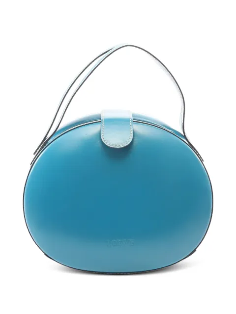 Loewe Pre-Owned 2000s round debossed-logo mini handbag