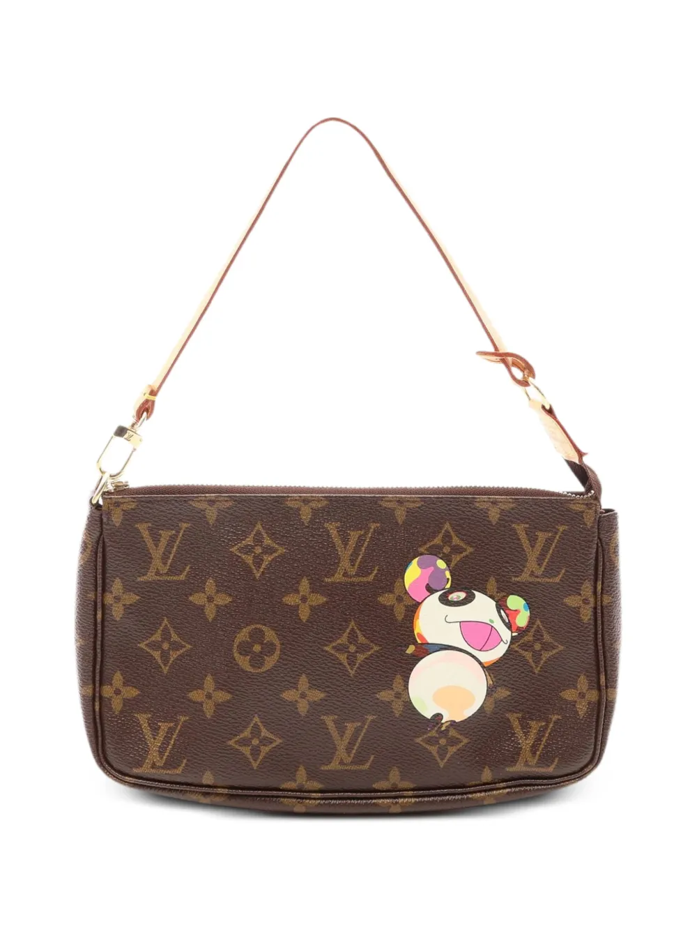 Louis Vuitton Pre-Owned x Takashi Murakami 2004 Pochette Accessoires Panda shoulder bag - Marrone