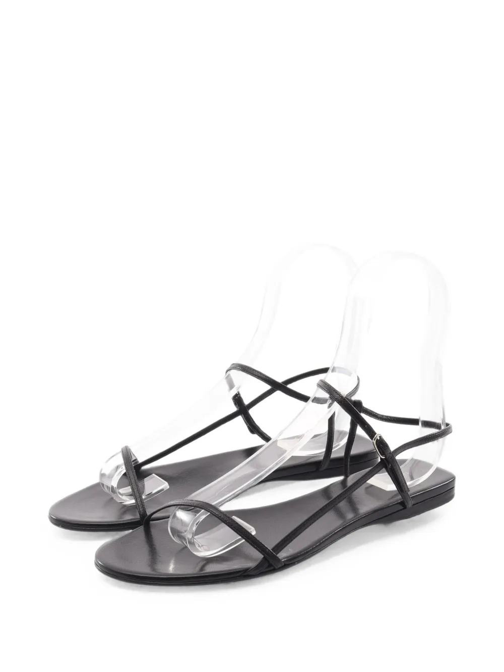 The Row Pre-Owned 2020s Bare strappy sandals - Schwarz