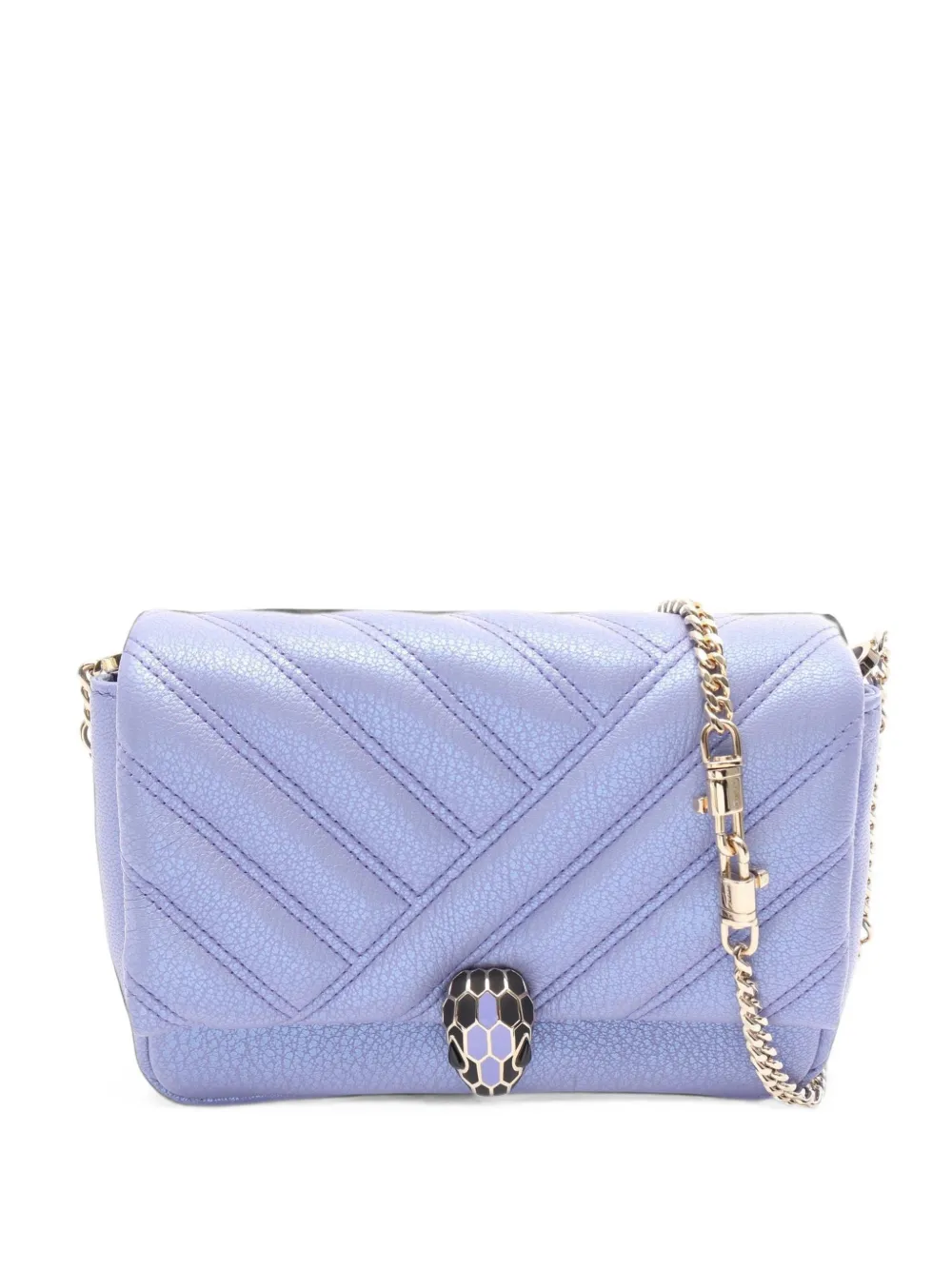 Bvlgari Pre-Owned 2010s Serpenti Cabochon shoulder bag - Violett