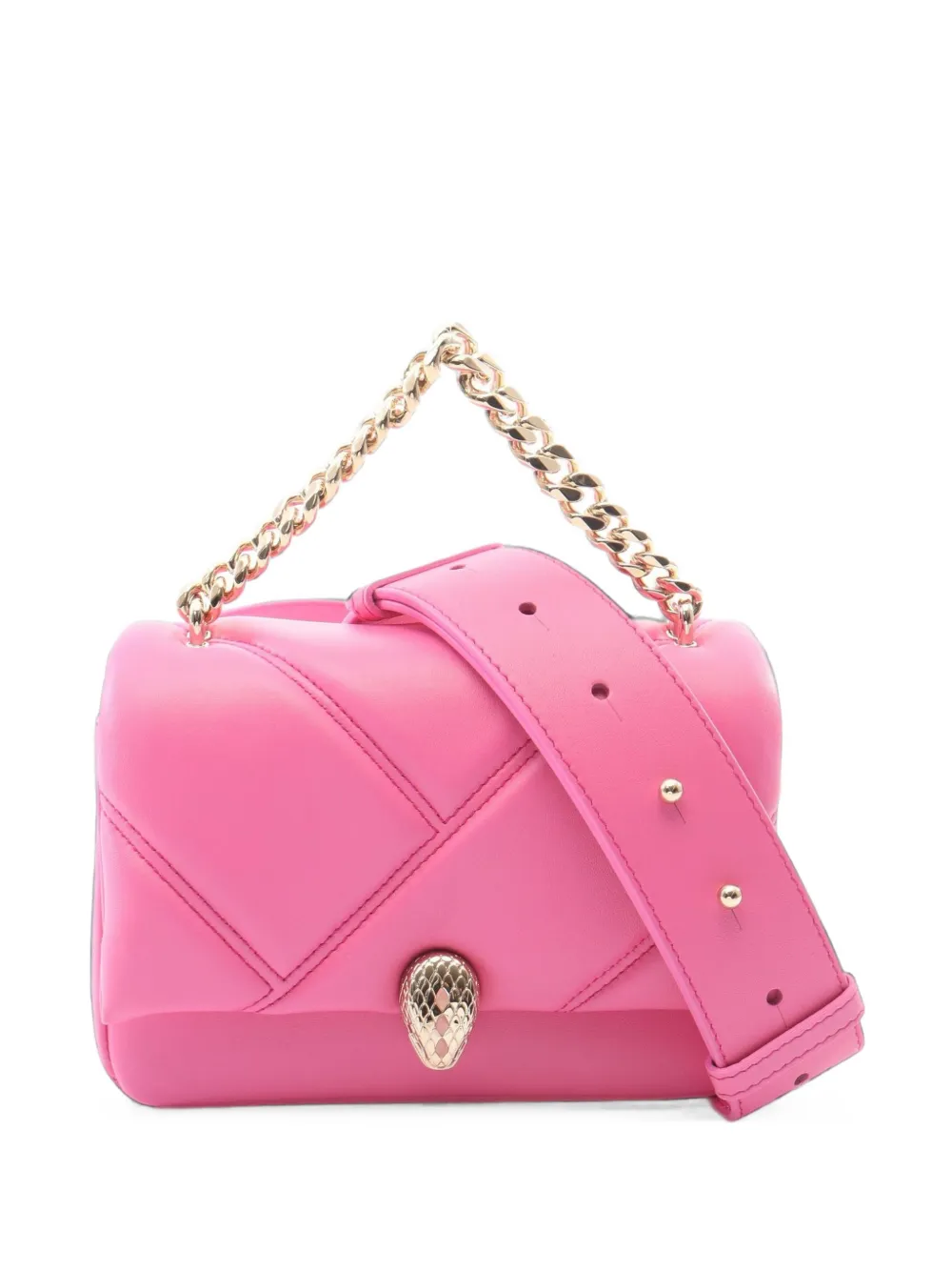 Bvlgari Pre-Owned 2010s Serpenti Cabochon mini bag - Rosa
