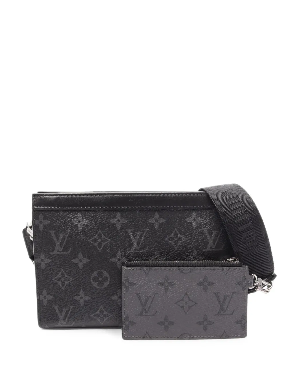 Louis Vuitton Pre-Owned 2010s Gaston Monogram Eclipse shoulder bag - Nero