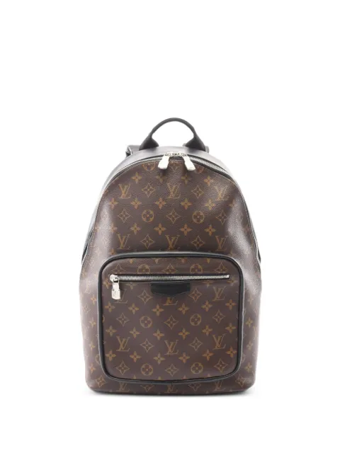 Louis Vuitton Pre-Owned 2021 Josh NV Monogram Macassar backpack