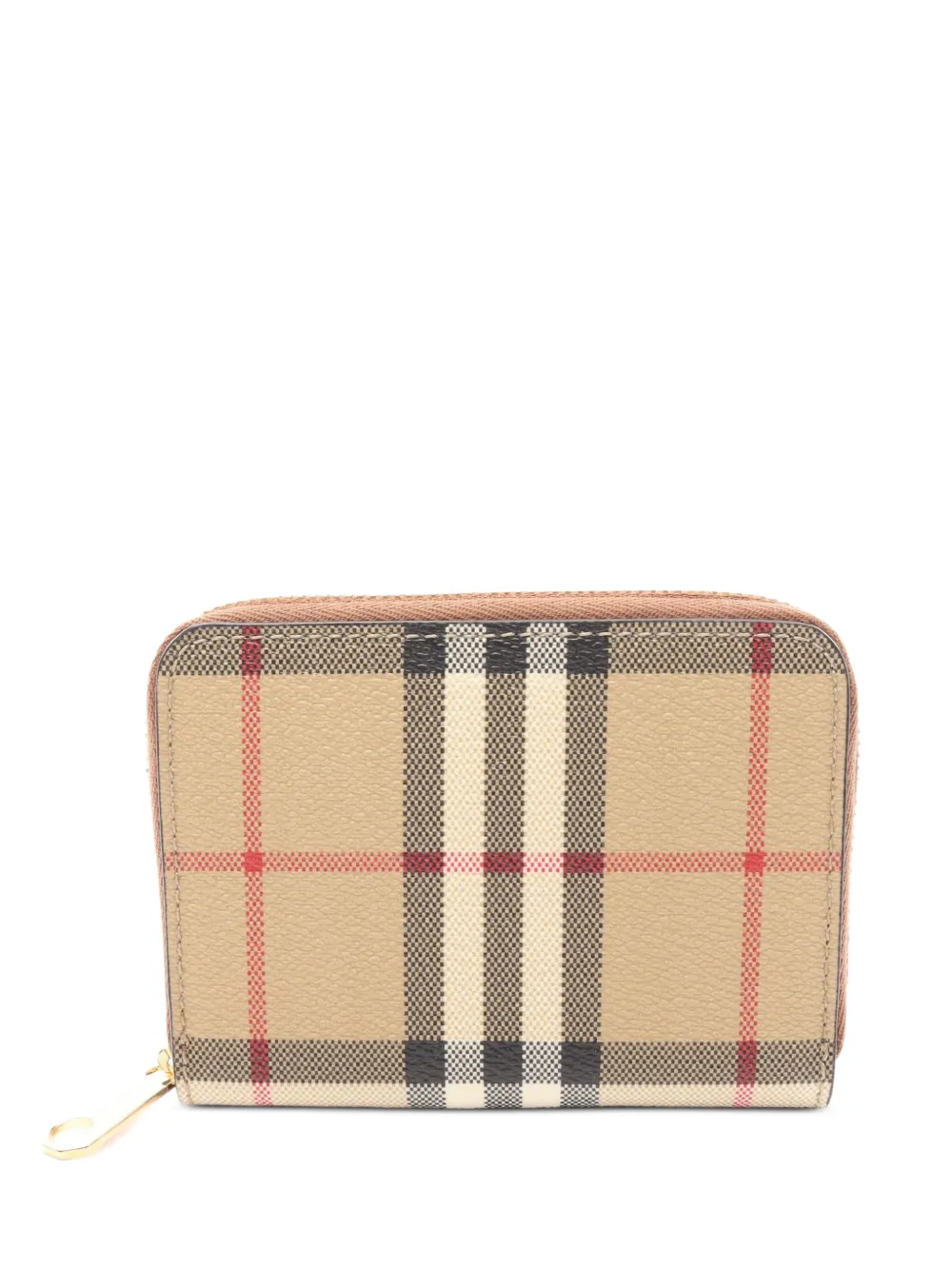 Burberry Pre-Owned 2020s check-pattern zip-around wallet - Toni neutri