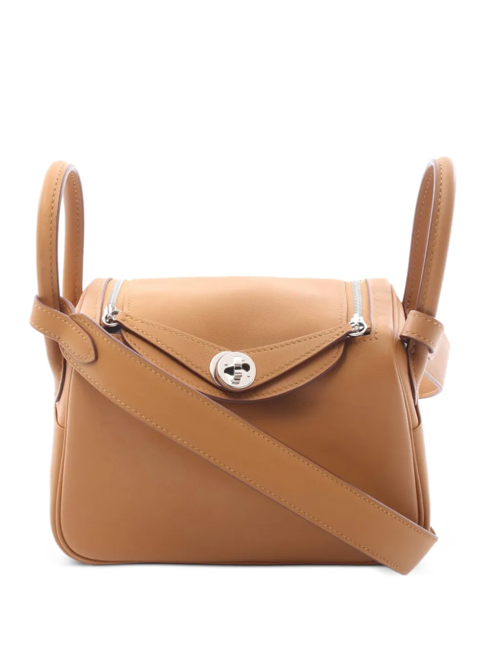 Hermès Pre-Owned mini Lindy Verso tote bag - Marrone