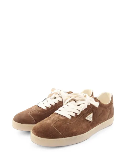 Prada Pre-Owned 2020s Lane suede sneakers