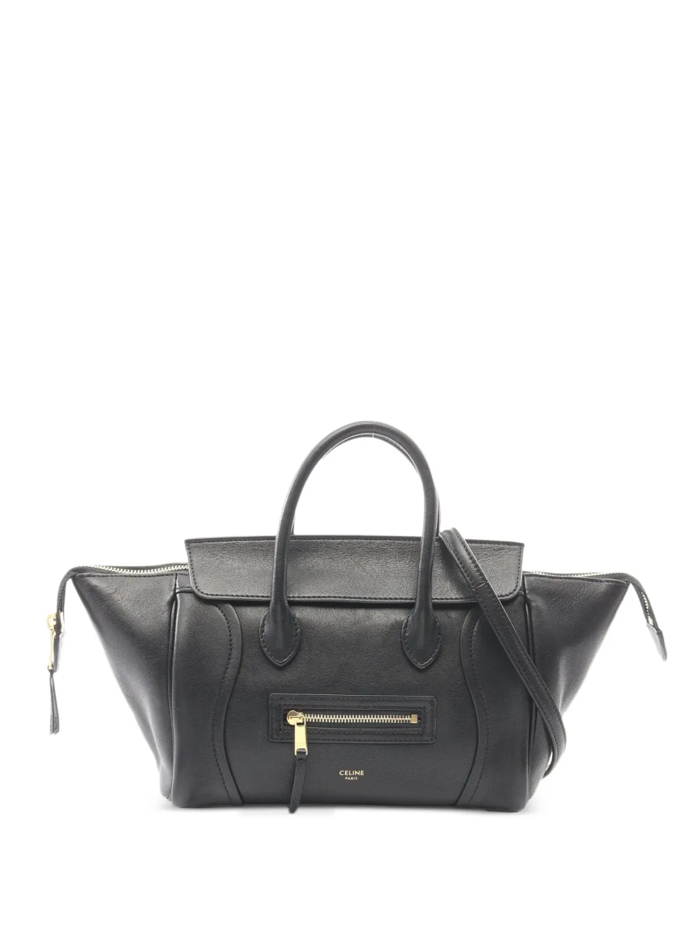 Celine Pre-Owned Borsa tote Luggage nano anni 2010 - Nero