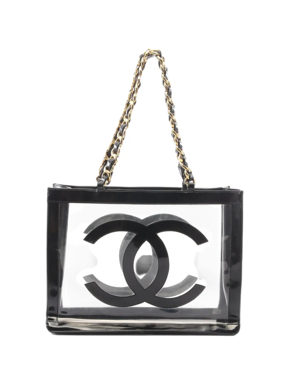 CHANEL Pre-Owned 1994-1996 CC-logo tote bag - Nero