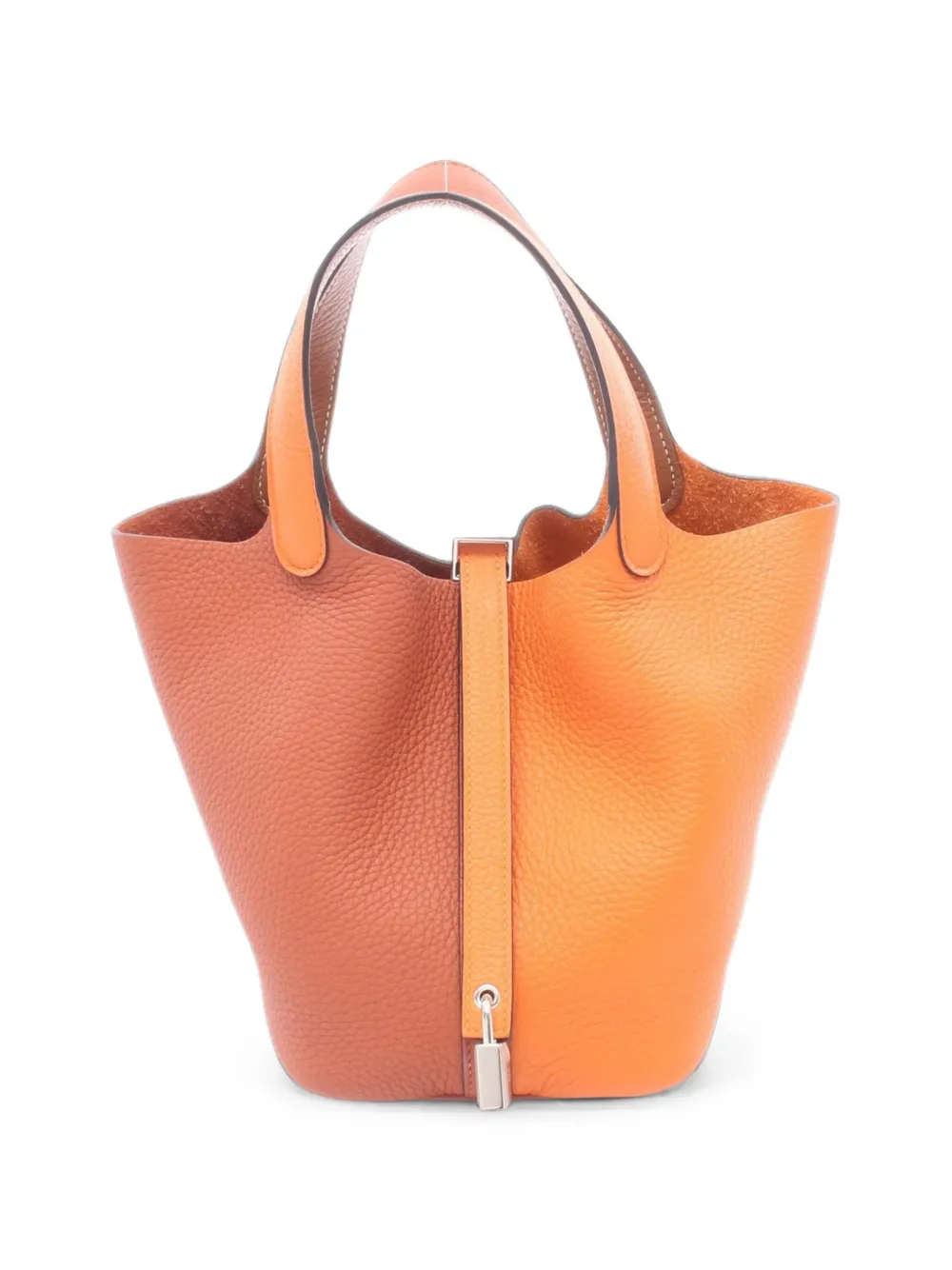 Hermès Pre-Owned 2023 Picotin Lock PM Kazan Tote Bag - Orange