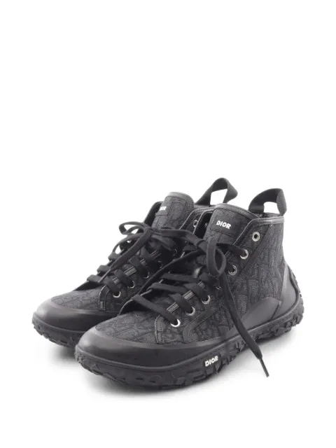 Christian Dior Pre-Owned 2010s B28 Oblique high-top sneakers
