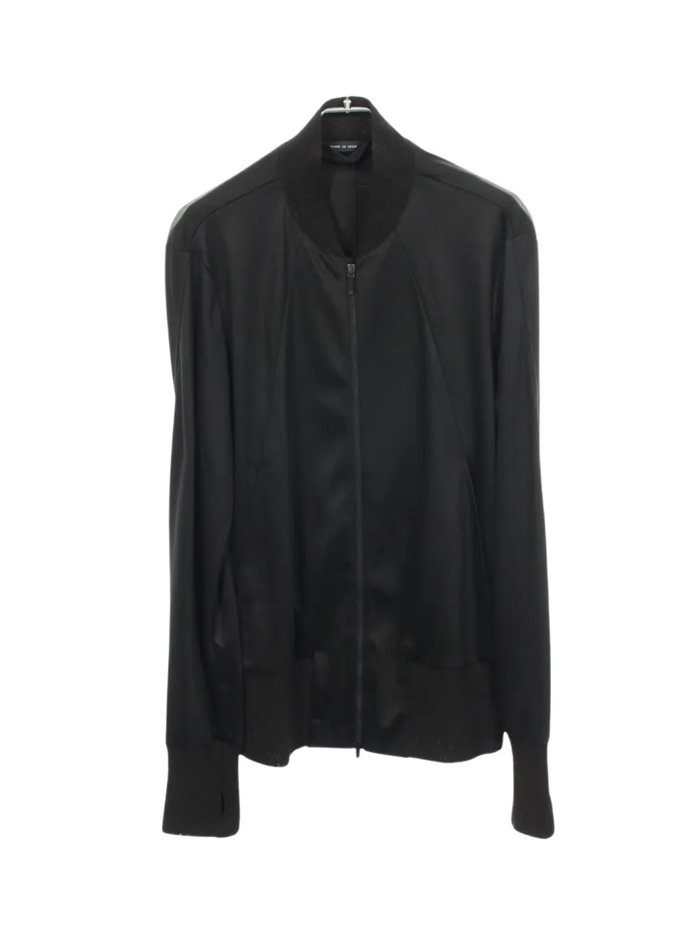 Emporio Armani Pre-Owned 2020s Bomberjacke mit Reißverschluss - Schwarz