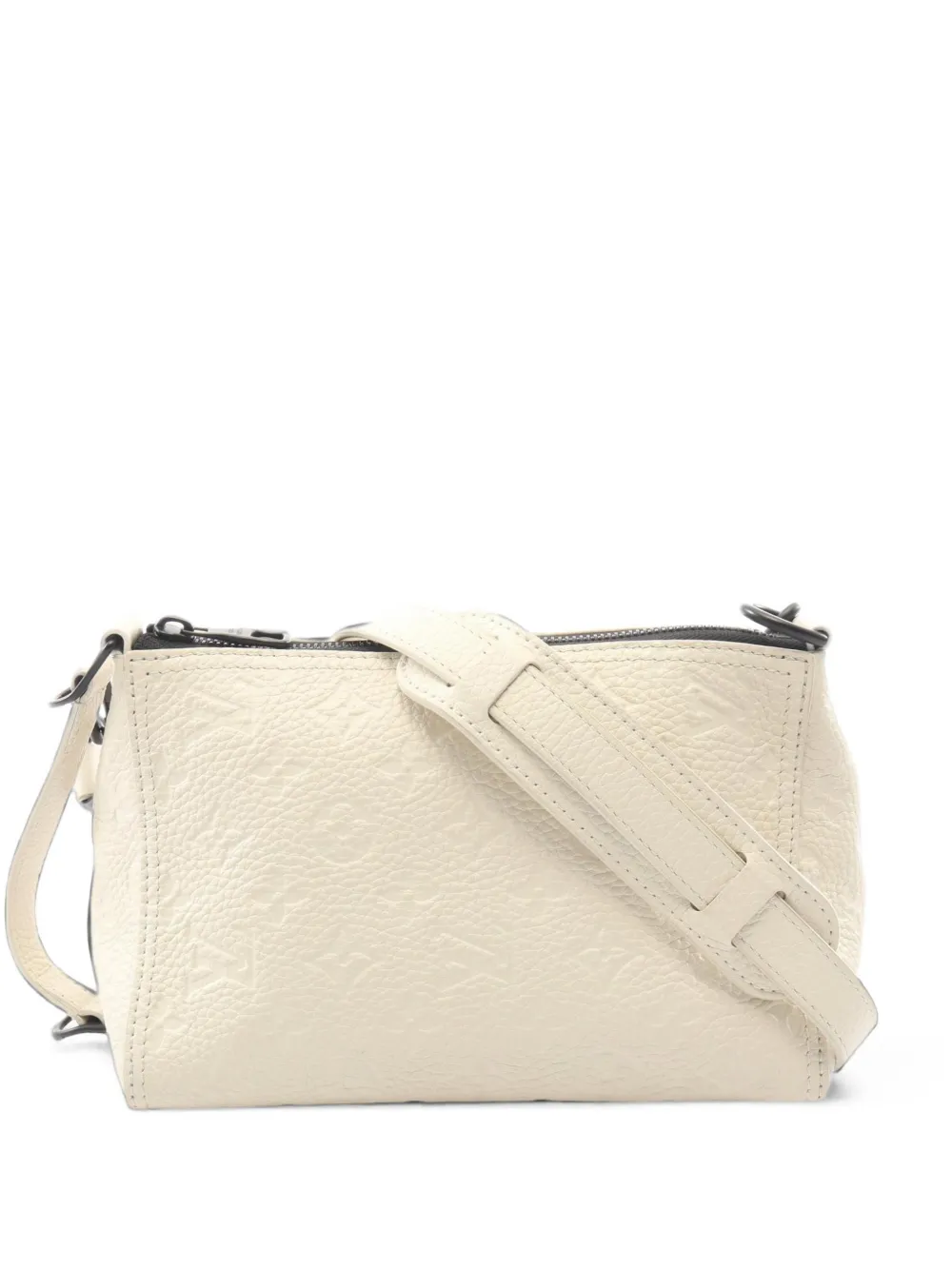 Louis Vuitton Pre-Owned 2019 Monogram Taurillon shoulder bag - Bianco