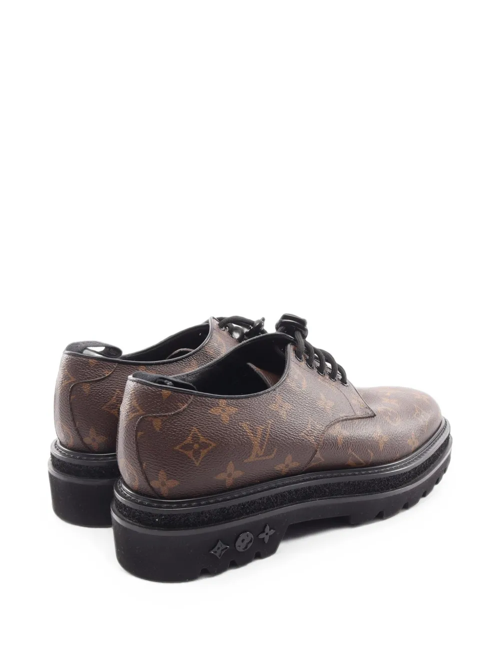 Louis Vuitton Pre-Owned 2020 Monogram Black Ice Derby Shoes 