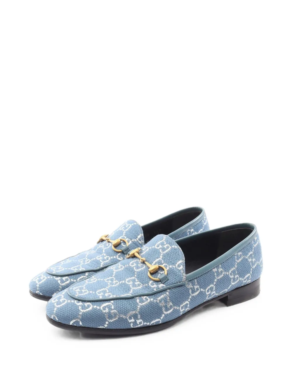 Gucci Pre-Owned 2010s GG Horsebit loafers - Blau