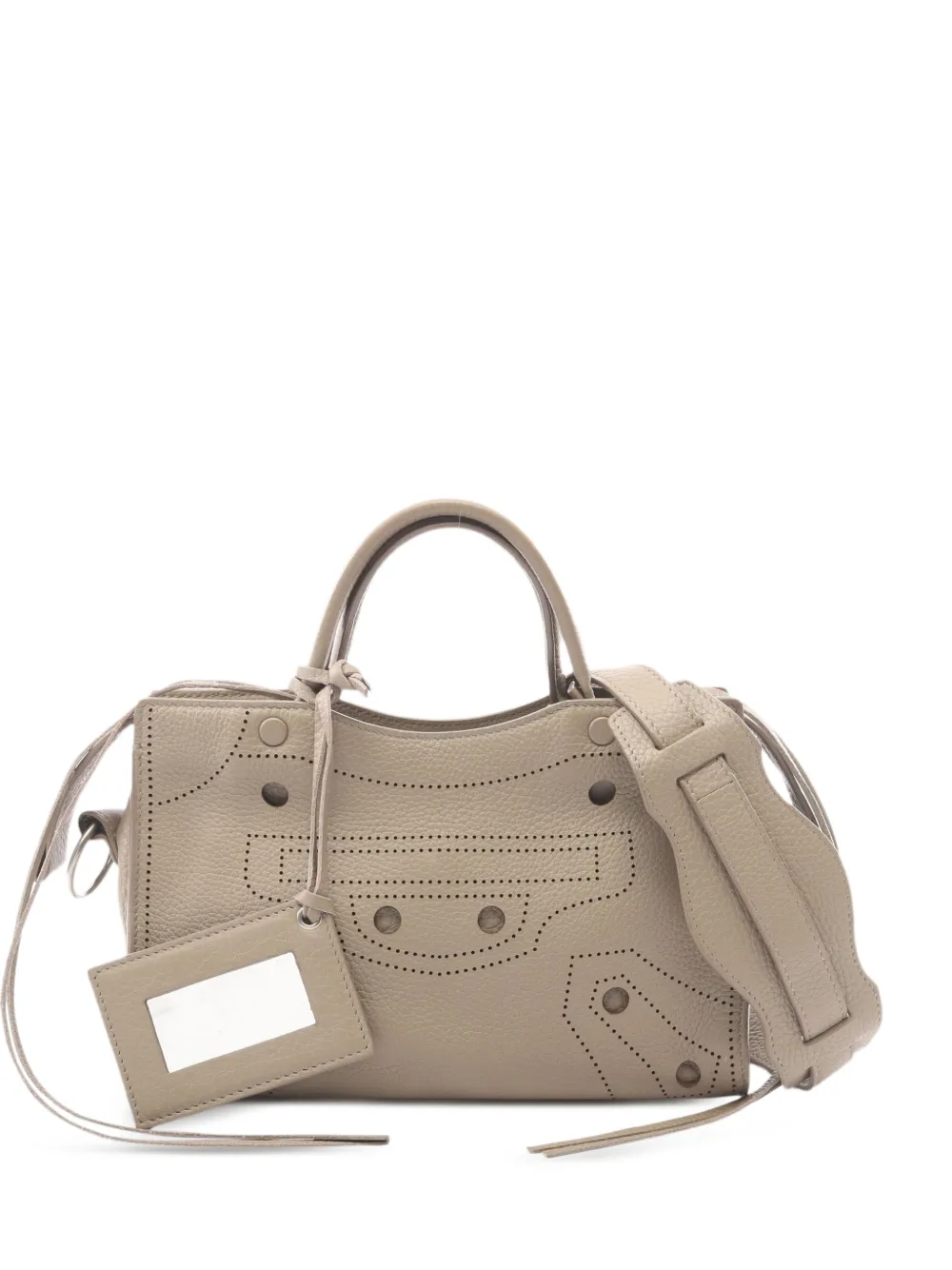 Balenciaga Pre-Owned 2000s mini Blackout City tote bag - Toni neutri