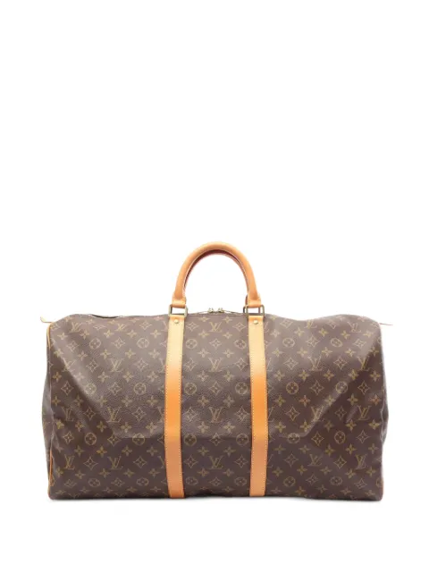 Louis Vuitton Pre-Owned 2001 Monogram Keepall 55 luggage