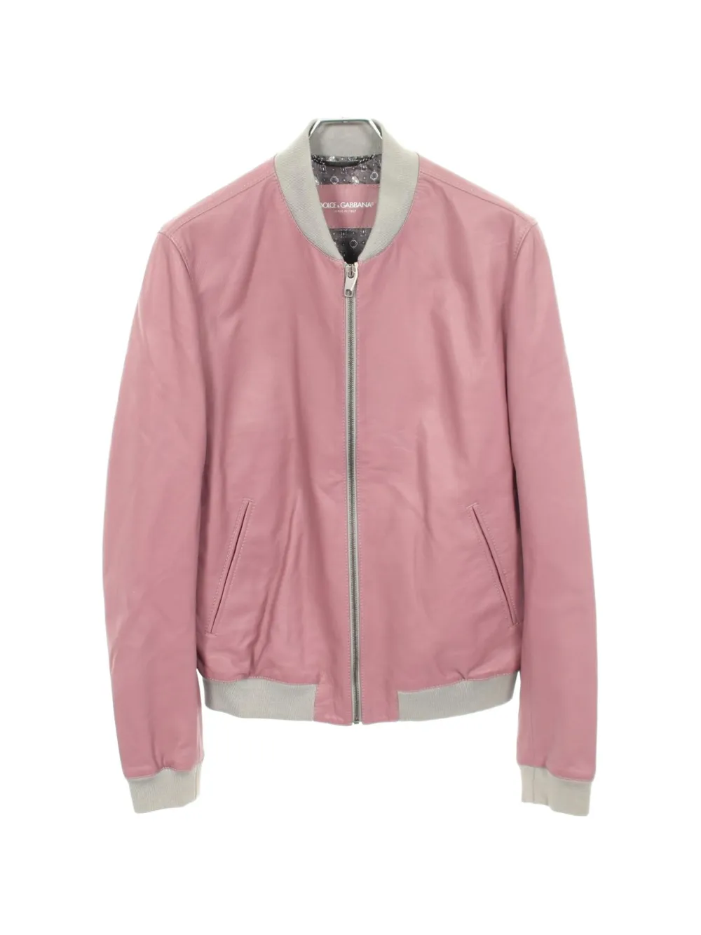 Dolce & Gabbana Pre-Owned 2020s zip-up bomber jacket - Rosa