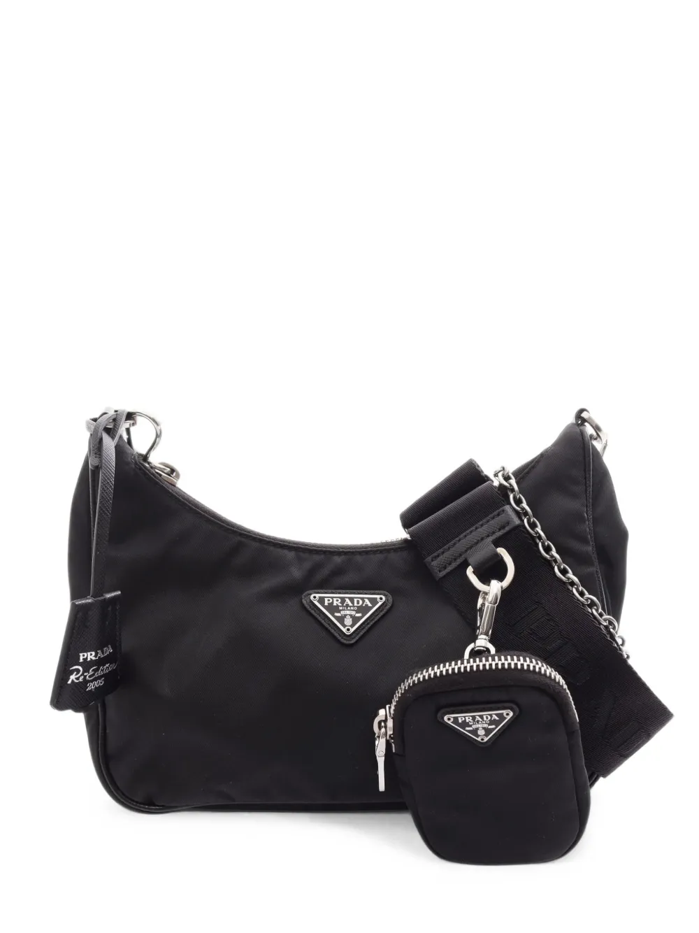 Prada Pre-Owned 2010s Re-Edition 2005 shoulder bag - Schwarz