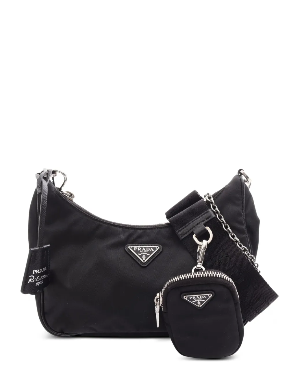 Prada Pre-Owned 2010s Re-Edition 2005 shoulder bag - Nero