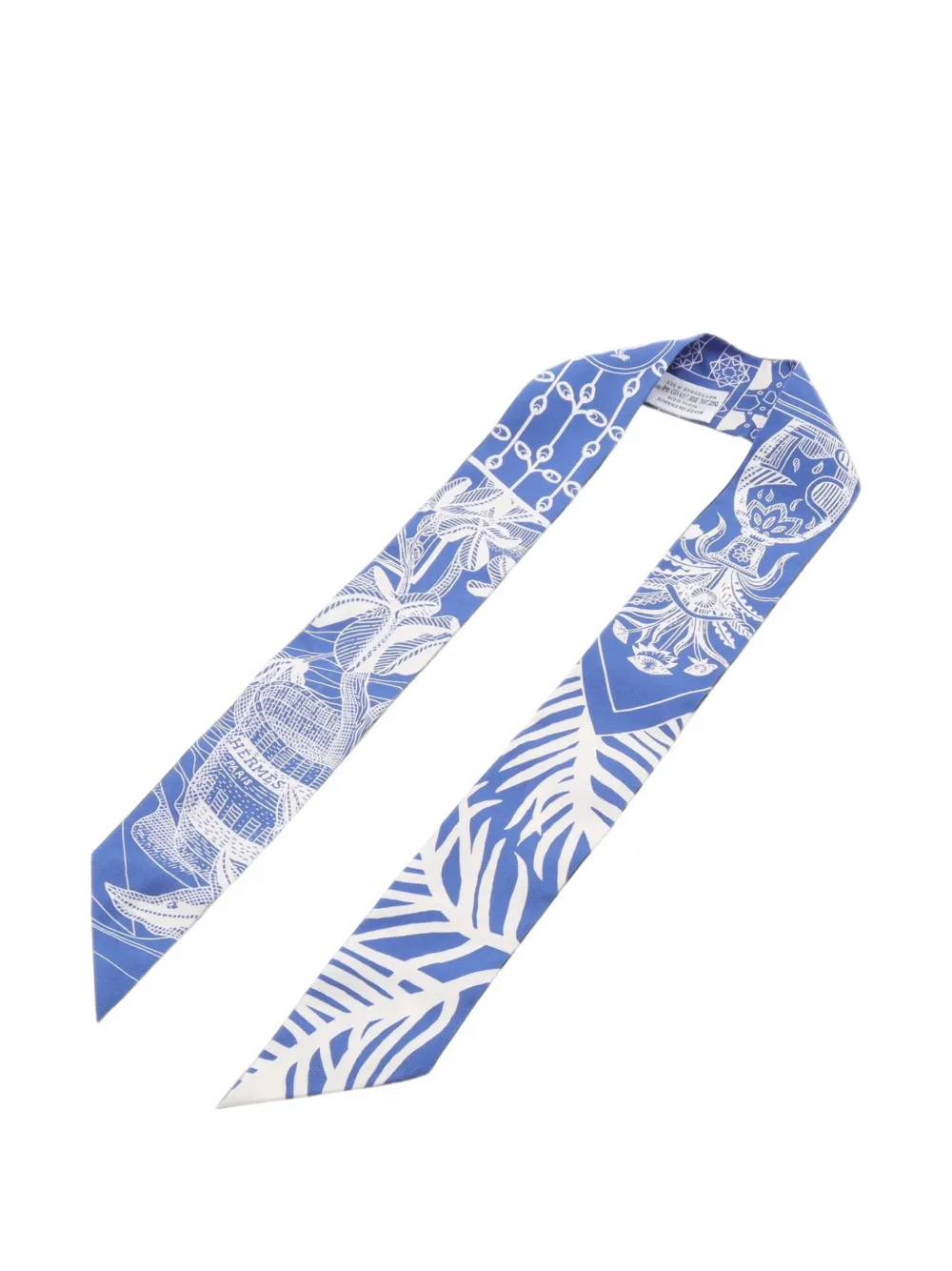 Hermès Pre-Owned 2010s La Danse des Amazones scarf - Blu