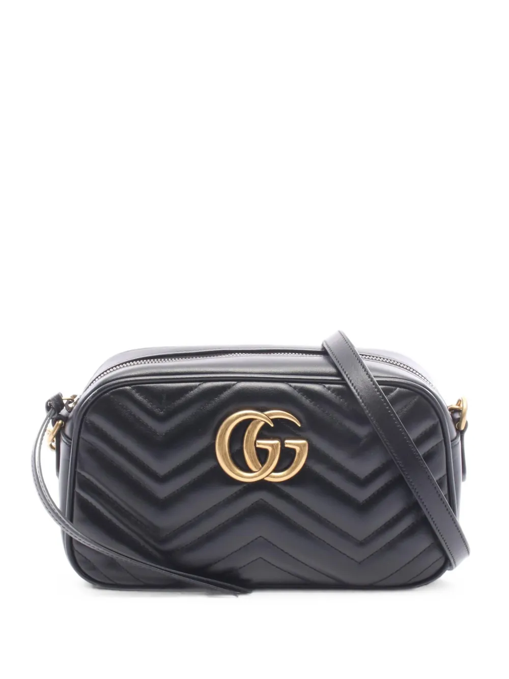Gucci Pre-Owned 2010s GG Marmont shoulder bag - Nero