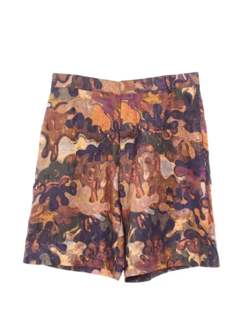 Christian Dior Pre-Owned x Peter Doig 2010s patterned bermuda shorts