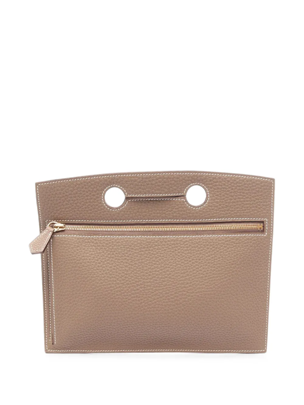 Hermès Pre-Owned 2021 25 Birkin pouch - Nude