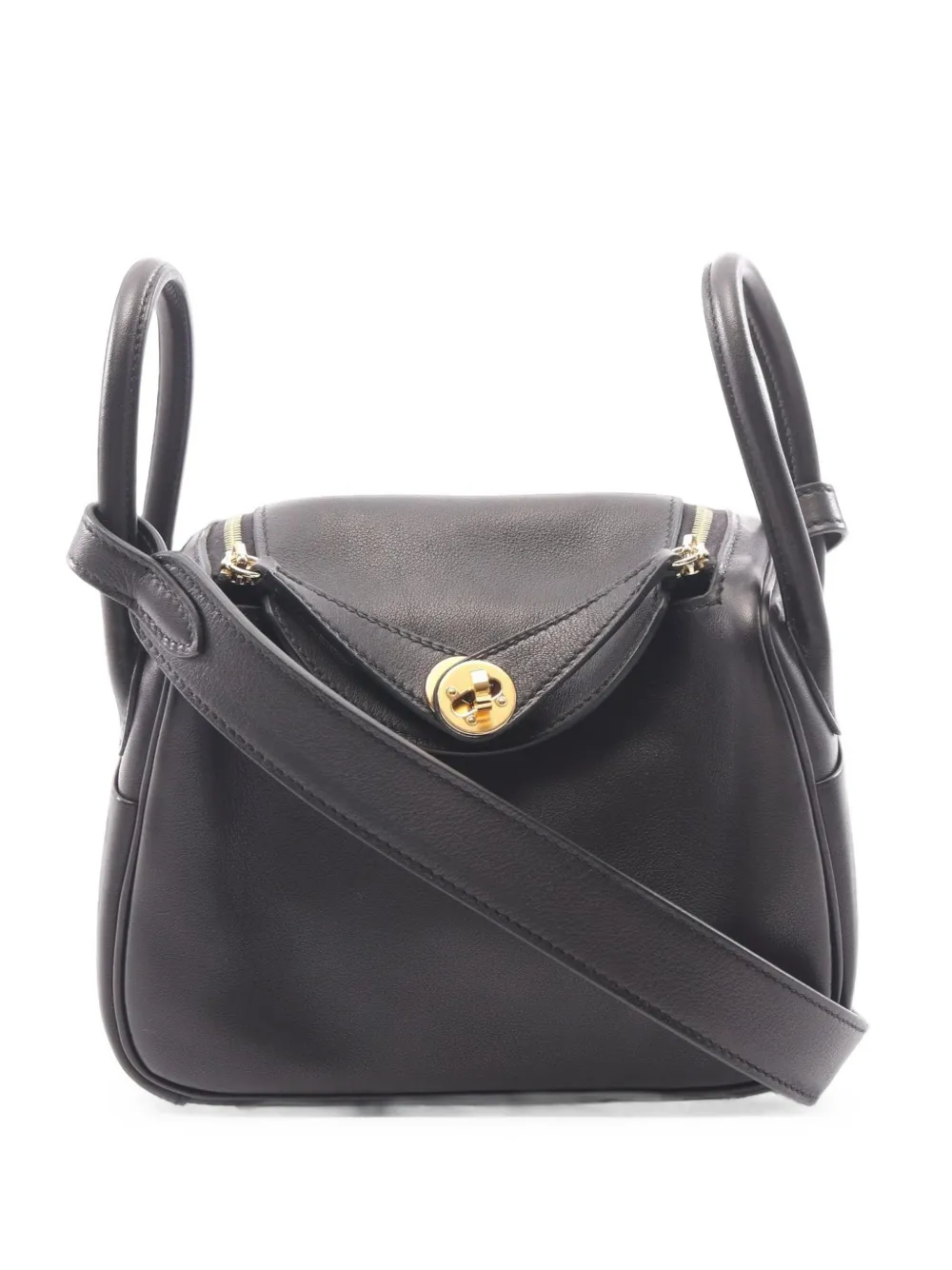 Hermès Pre-Owned 2025 mini Lindy shoulder bag - Schwarz