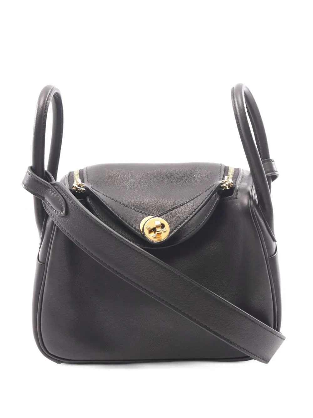 Hermès Pre-Owned 2025 mini Lindy shoulder bag - Nero