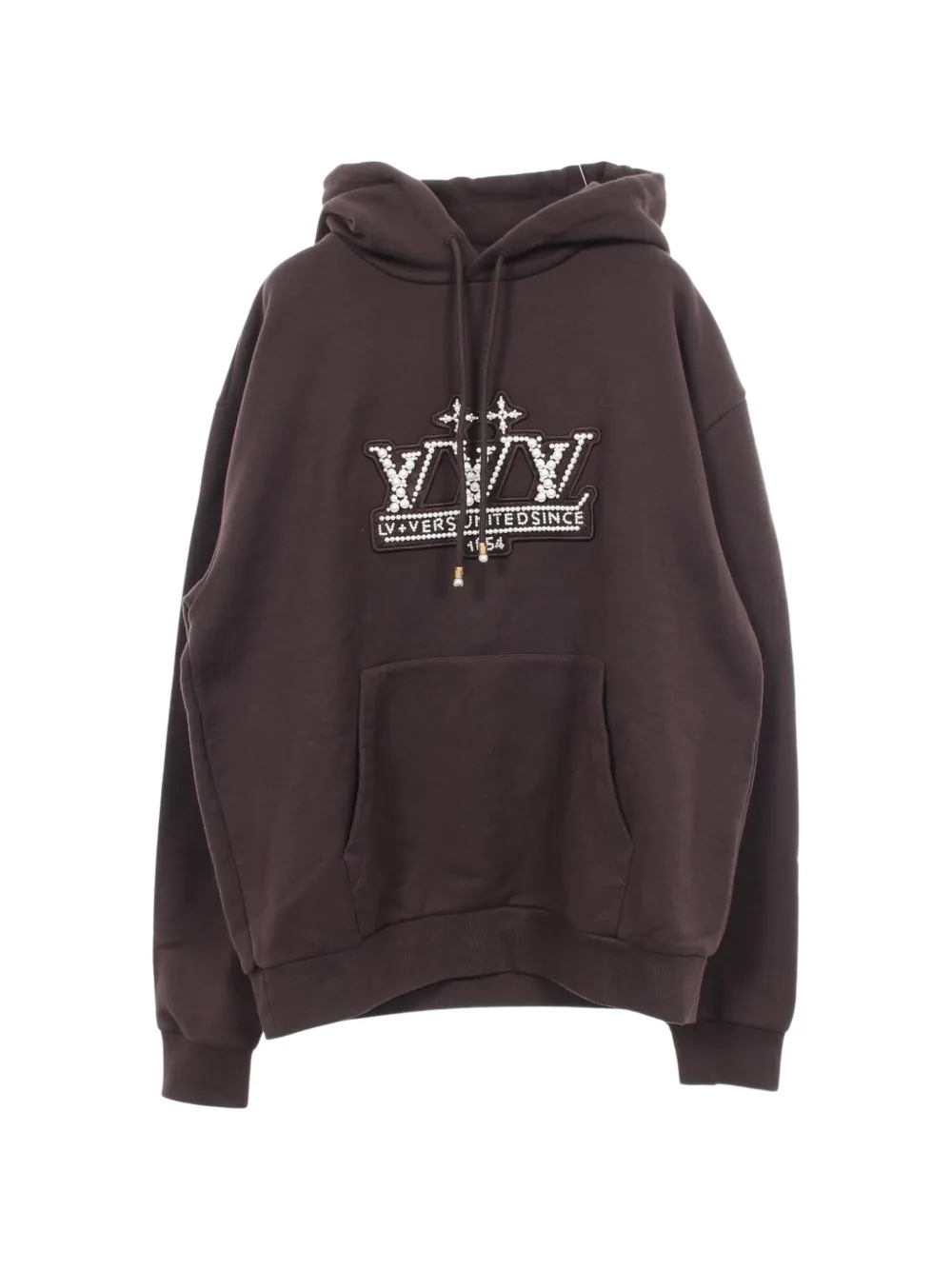 Louis Vuitton Pre-Owned 2020s cotton hoodie - Braun