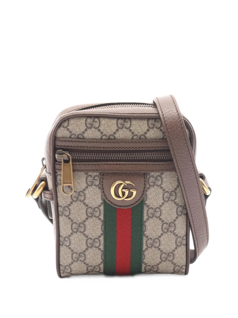 Gucci Pre-Owned 2010s Ophidia GG Supreme mini bag - Toni neutri