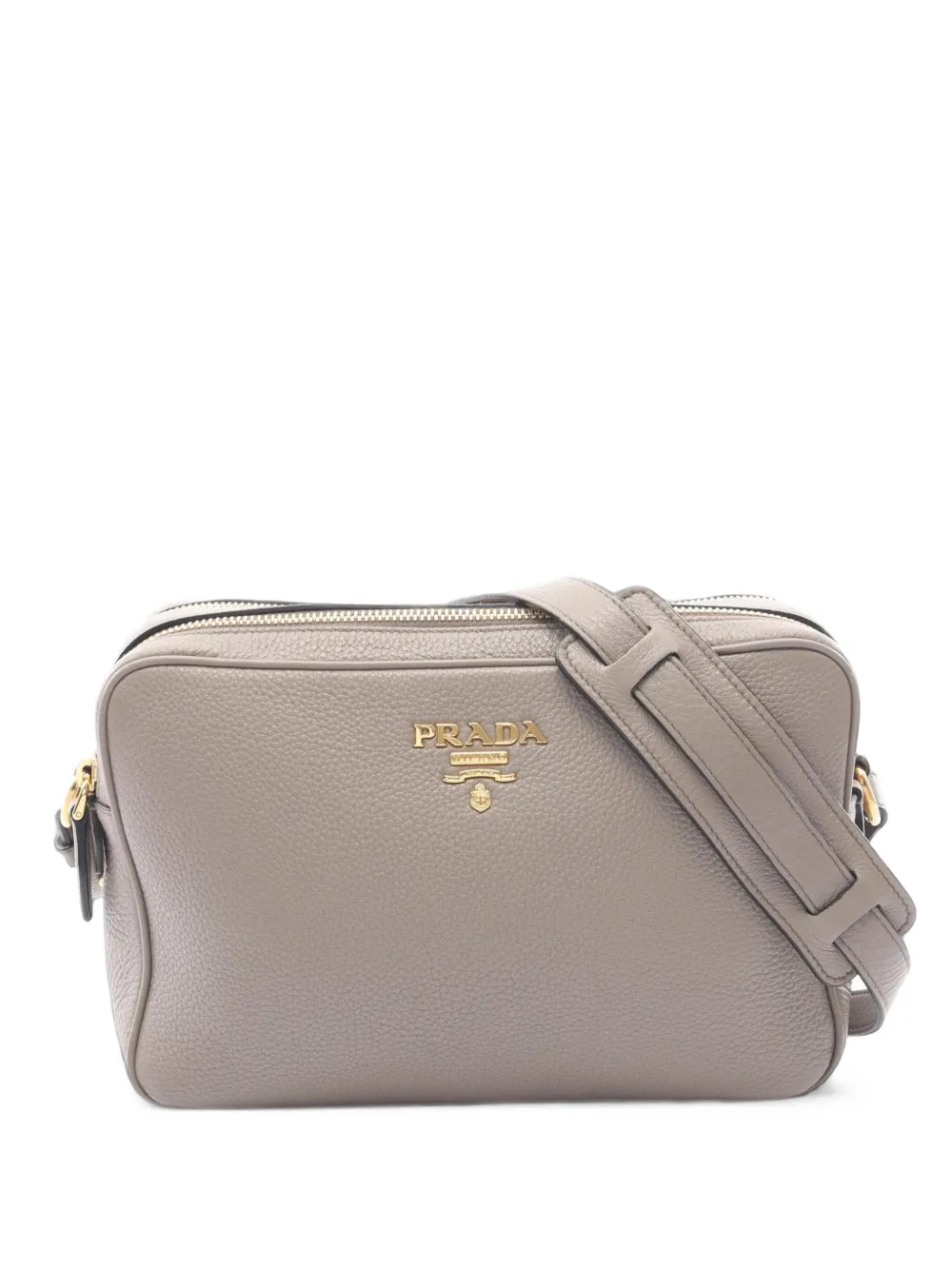 Prada Pre-Owned 2010s Vitello Phenix cross body bag - Grigio