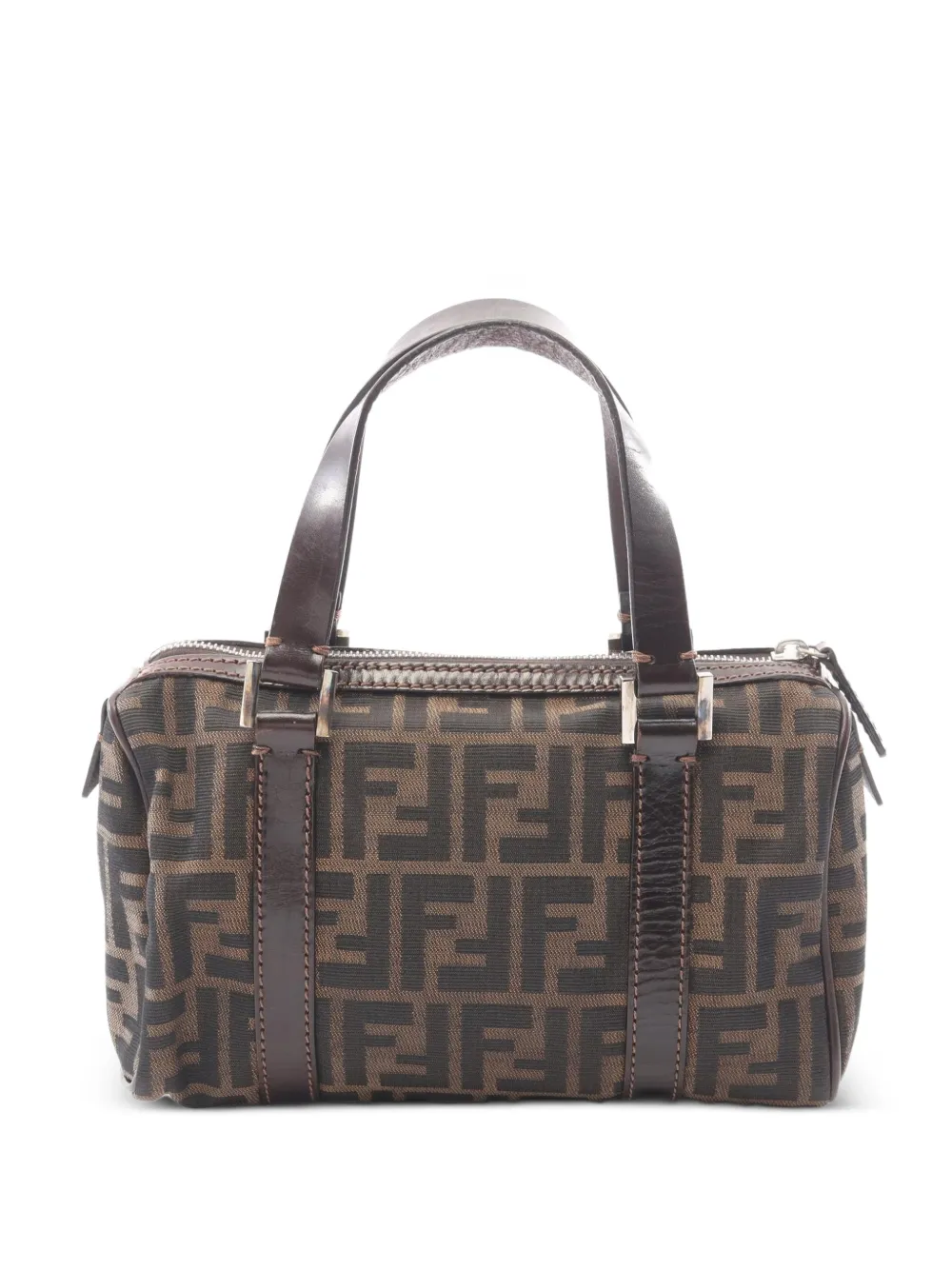 Fendi Pre-Owned 2000s Zucca mini Boston bag - Marrone