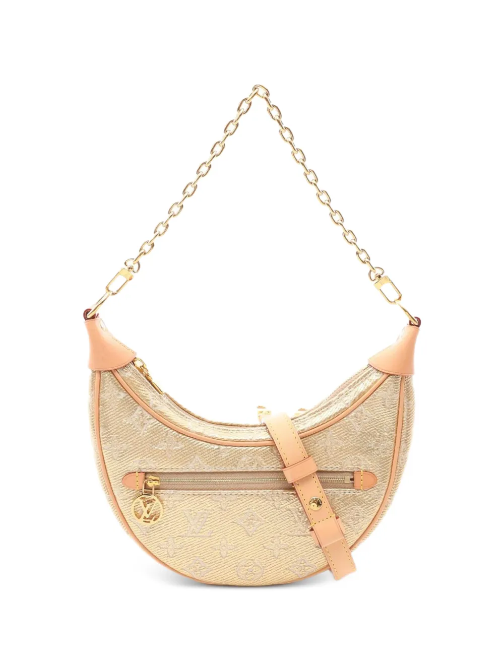 Louis Vuitton Pre-Owned Loop Monogram jacquard shoulder bag - Oro