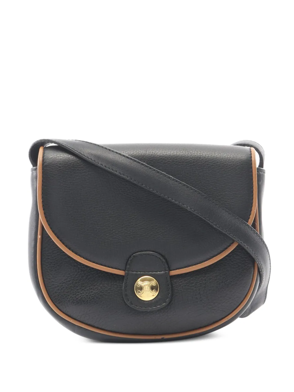 Celine Pre-Owned 2000s Triomphe logo shoulder bag - Nero