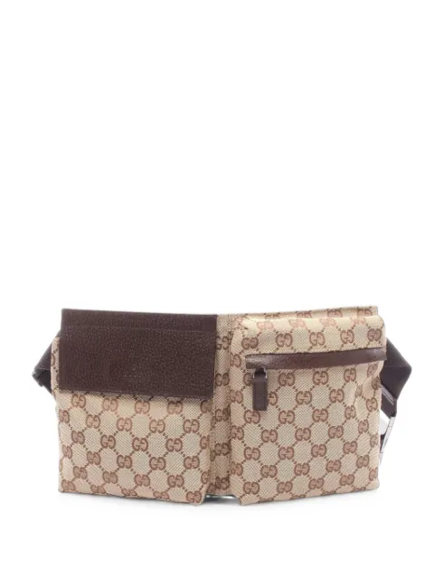 Gucci Pre-Owned cangurera con motivo GG 2000