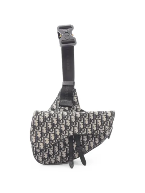 Christian Dior Pre-Owned sacoche Saddle à motif monogrammé (années 2000)
